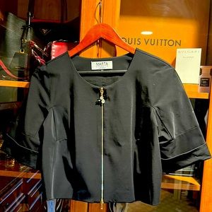 Marta Studio - made in Italy brand new black bolero jacket